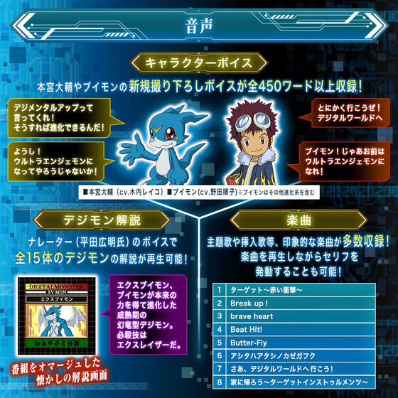 [NEW] Digimon Adventure 02 Super Complete Selection Animation D-3 -ver. Daisuke Motomiya (Blue) Premium Bandai Japan [MAR 2024]
