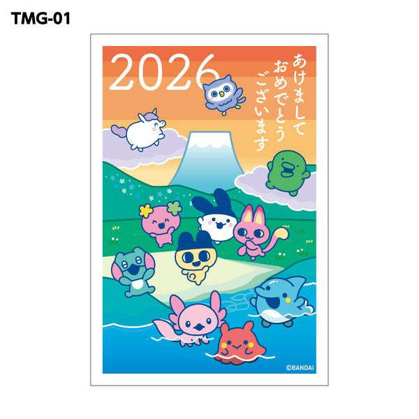 NEW] 2026 New Year's Postcards Tamagotchi Futaba Japan [Made in