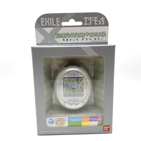 EXILE x Tamagotchi Color ホワイト NEW] Exmotchi -White TamaGotchi Plus Color Bandai Japan 2008 – JYW
