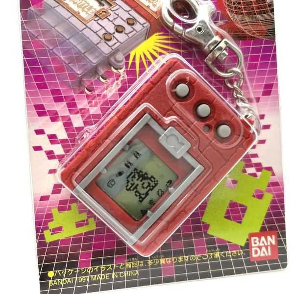 Used] Digital Monster Ver. 1 Red in Box Bandai Japan 1997 Digimon