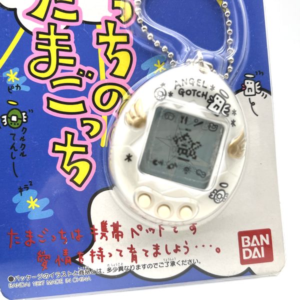 Used] Tenshitchi no Tamagotchi Angelgotchi Pearl White in Box 1997