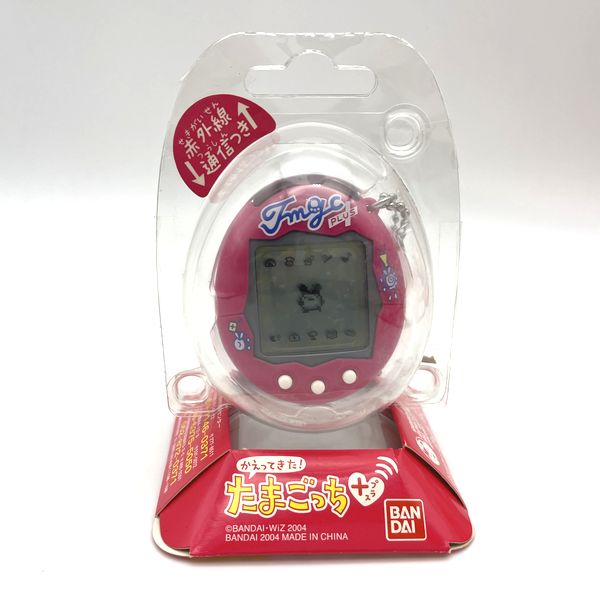 NEW] Kaettekita Tamagotchi Plus -Pink Yell 2004 Bandai Japan [Made