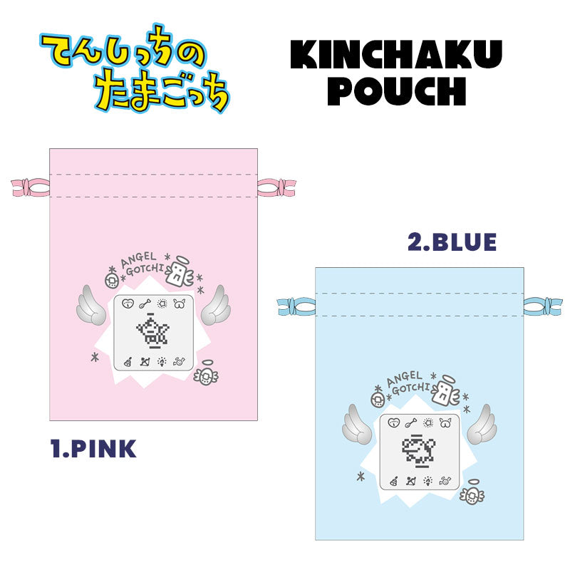 NEW] Tamagotchi -Angelgotchi- Kinchaku Pouch 2025 Sunstar Japan