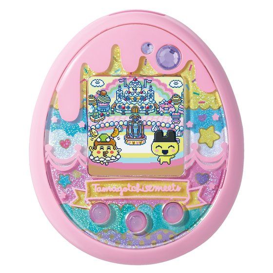 たまごっちmeets NEW] Tamagotchi Meets Sweets Meets Ver. -Pink/Yellow Bandai [23