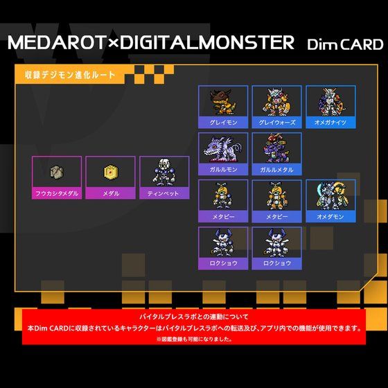 NEW] Vital Bracelet Digital Monster Dim Card -Medarot x Digital