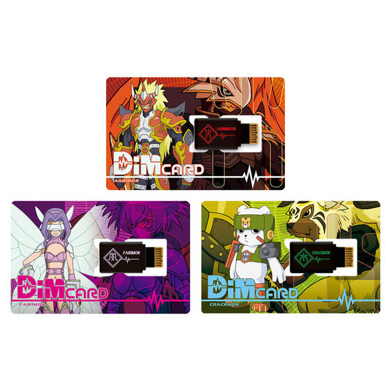 デジモン VITAL BRACELET BE Dimカード NEW] Vital Bracelet Digital Monster Dim Card Set EX3 Digimon