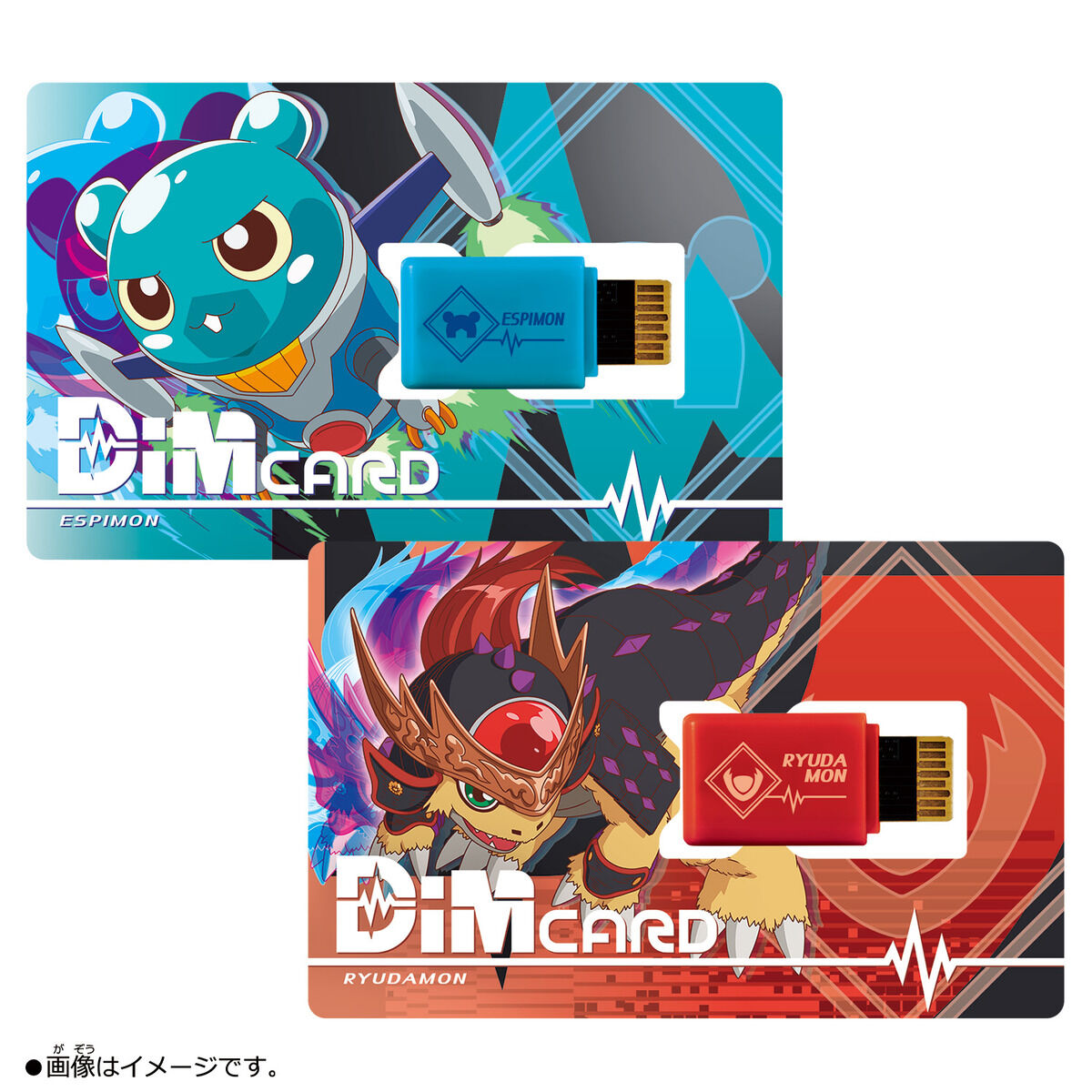 [NEW] Vital Bracelet Dim Card -V3- Espimon and Ryudamon [AUG 6 2022]