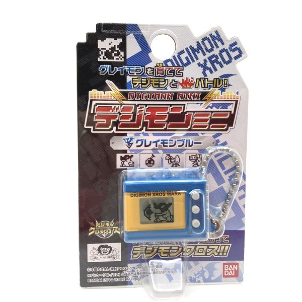 Used] Digimon Mini Xros Wars Greymon Blue in Box Bandai Japan 2010
