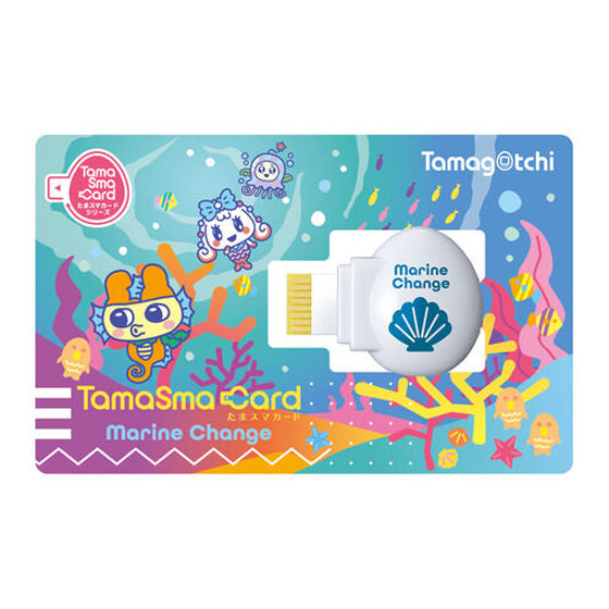 Tamagotchi たまスマカード NEW] Tamagotchi Smart -TamaSma Card- Marine Change Bandai Japan