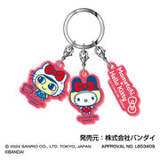 [NEW] Tamagotchi x Sanrio Characters 3-Link Acrylic Keychain 2024 Hasepro Japan