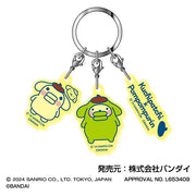 [NEW] Tamagotchi x Sanrio Characters 3-Link Acrylic Keychain 2024 Hasepro Japan