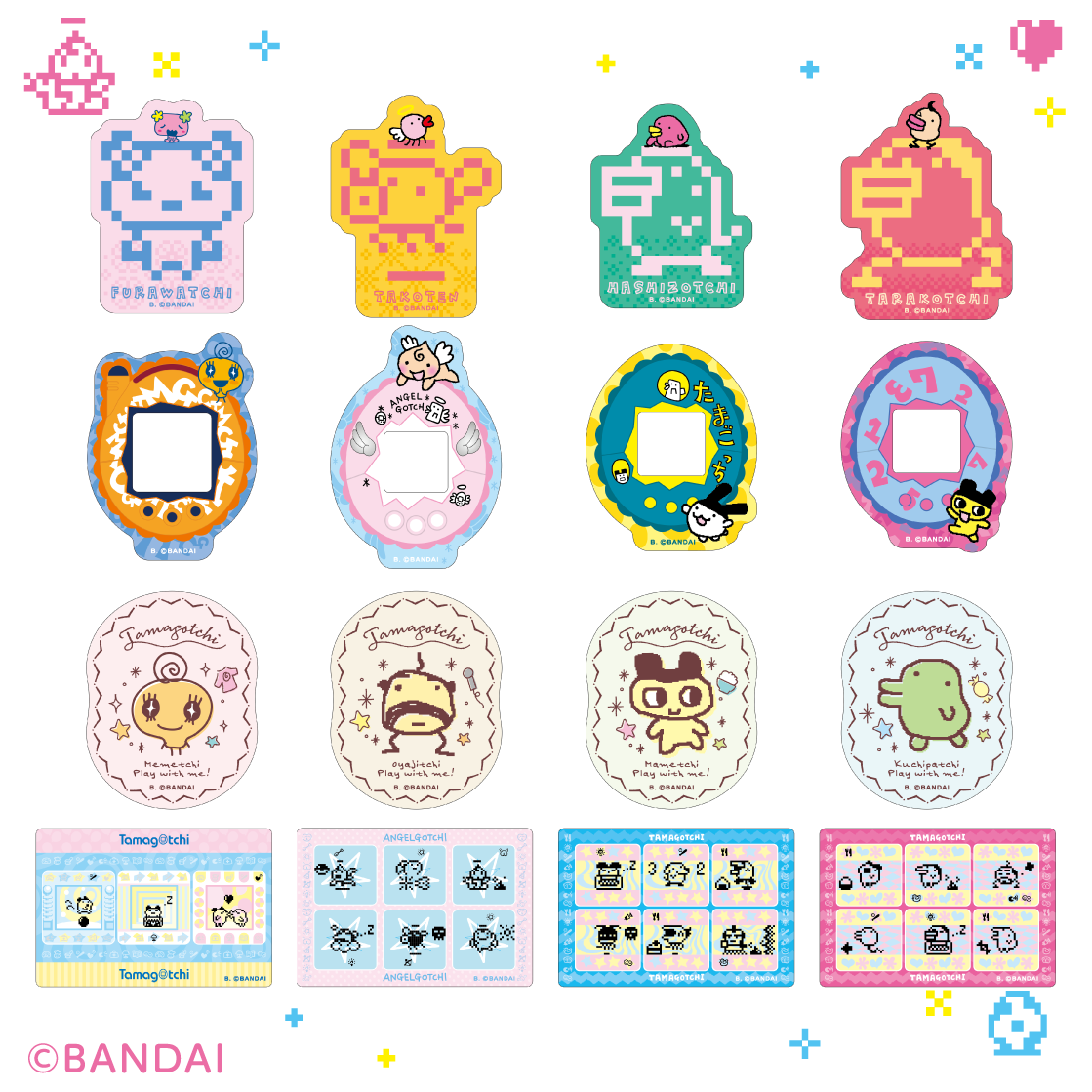 Tamagotchi Die-Cut Sticker Set 2 [Blind Package] [2025]