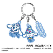 [NEW] Tamagotchi x Sanrio Characters 3-Link Acrylic Keychain 2024 Hasepro Japan