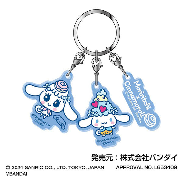 [NEW] Tamagotchi x Sanrio Characters 3-Link Acrylic Keychain 2024 Hasepro Japan