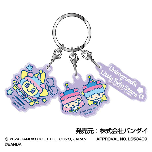 [NEW] Tamagotchi x Sanrio Characters 3-Link Acrylic Keychain 2024 Hasepro Japan