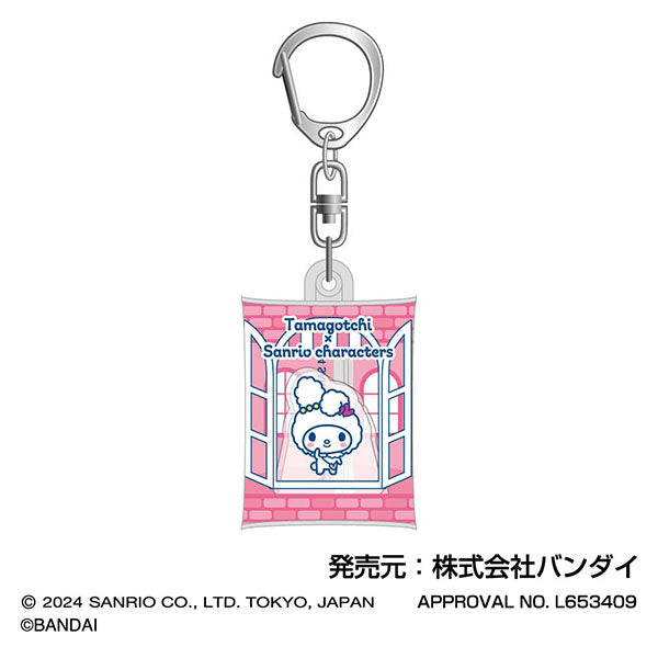 [NEW] Tamagotchi x Sanrio Characters Airfuwa Keychain [Blind Package] 2024 Hasepro Japan [Made in China]