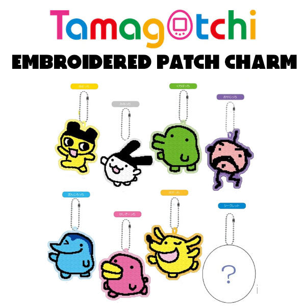 [NEW] Tamagotchi Embroidered Patch Charm [Blind Package][MAY 2024] J's Planning Japan [Made in China]