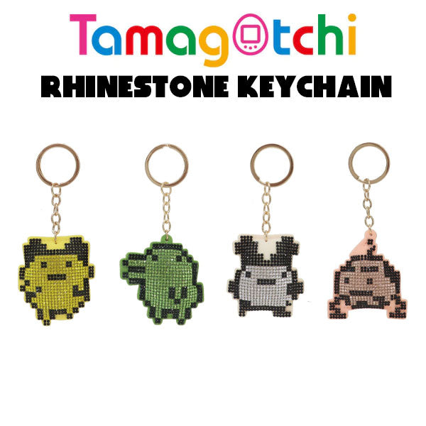 [NEW] Tamagotchi Rhinestone Keychain 2024 Bandai Japan