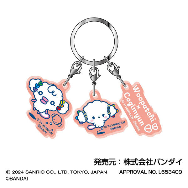 [NEW] Tamagotchi x Sanrio Characters 3-Link Acrylic Keychain 2024 Hasepro Japan