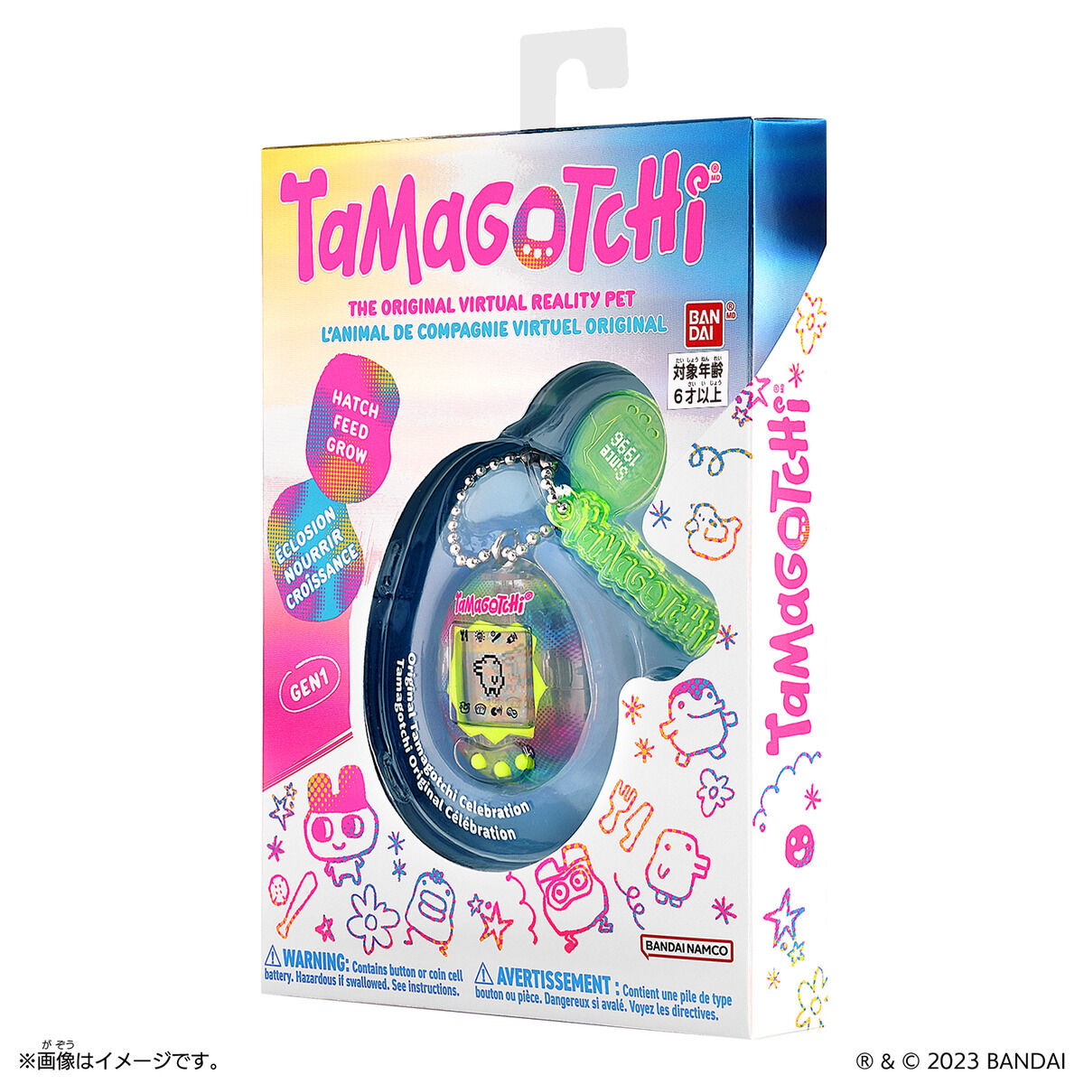 【新品】たまごっちoriginal celebration neon &pop NEW] Original Tamagotchi -Celebration Neon & Pop 2023 Bandai