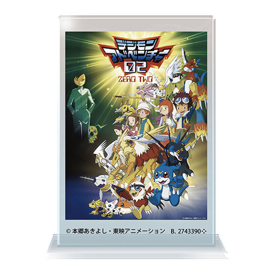 [NEW] Digimon TV Anime Series Miniature Acrylic Stand Poster -Blind Package (Gashapon Toy) [MAY 2024] Bandai Japan