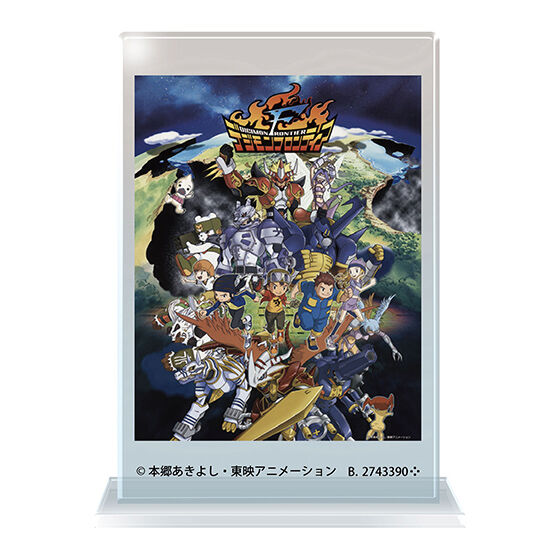 [NEW] Digimon TV Anime Series Miniature Acrylic Stand Poster -Blind Package (Gashapon Toy) [MAY 2024] Bandai Japan