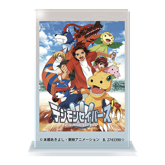 [NEW] Digimon TV Anime Series Miniature Acrylic Stand Poster -Blind Package (Gashapon Toy) [MAY 2024] Bandai Japan