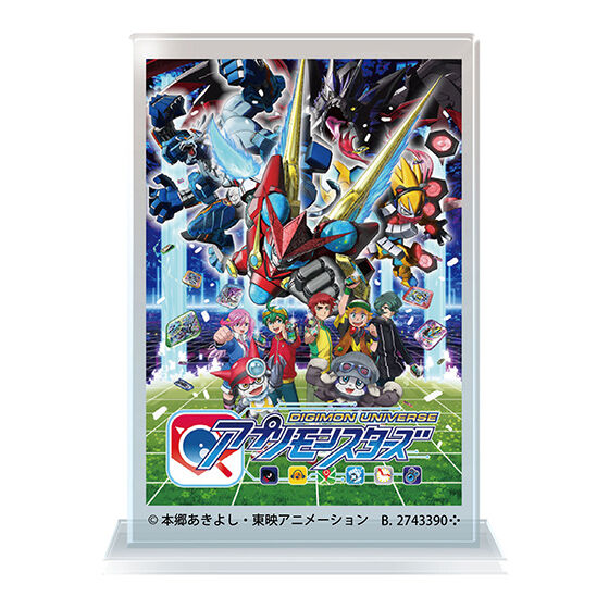 [NEW] Digimon TV Anime Series Miniature Acrylic Stand Poster -Blind Package (Gashapon Toy) [MAY 2024] Bandai Japan