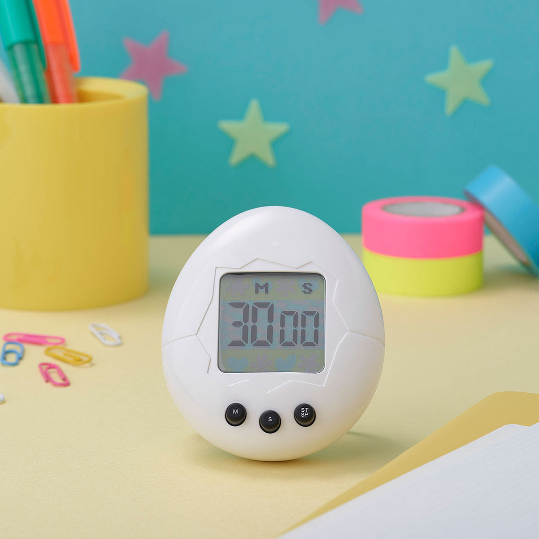[NEW] Chara-Timer Tamagotchi -White Premium Bandai Japan [MAR 2024] [Made in China]