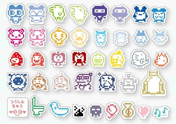[NEW] Tamagotchi Flake Stickers 2024 Marimo Craft Japan [Made in Japan]