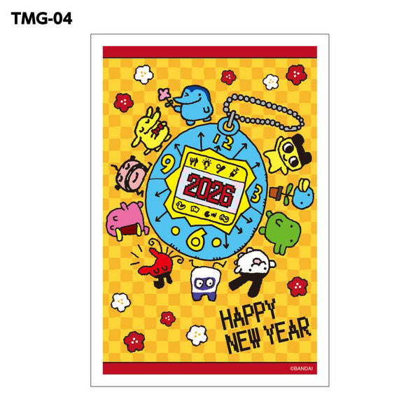 [NEW] 2026 New Year’s Postcards Tamagotchi Futaba Japan [Made in Japan]
