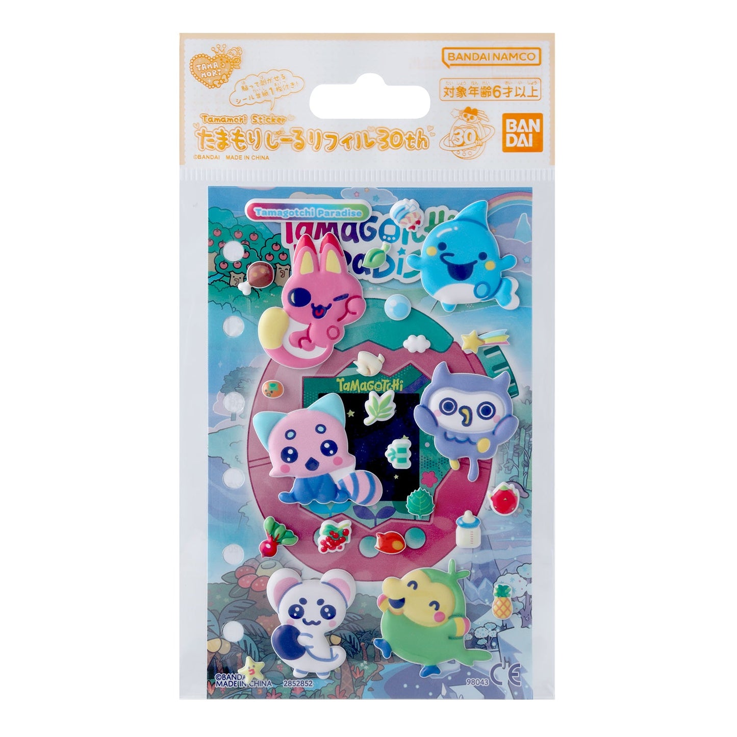 [Pre-Order] Tamagotchi Tamamori Seal Refill 30th [SEP 2026]