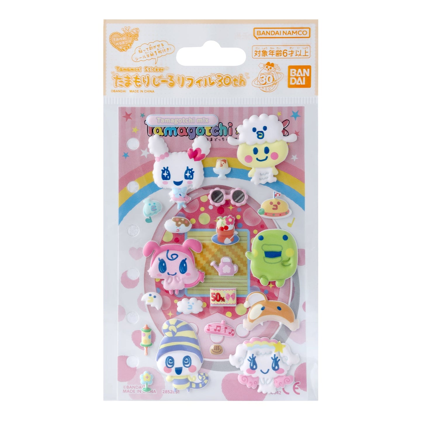 [Pre-Order] Tamagotchi Tamamori Seal Refill 30th [SEP 2026]