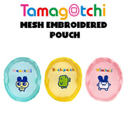 [NEW] Tamagotchi Mesh Embroidered Pouch [JUL 2024] Banpresto Prize Japan