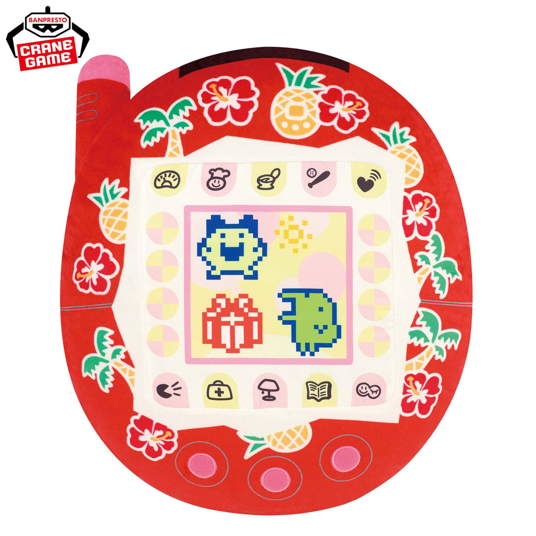 [Clearance]#[NEW] Ketai Kaitsu Tamagotchi Plus Mecha Mofugutto Plush - Aloha Red 2024 Banpresto Prize Japan [Made in Vietnam]