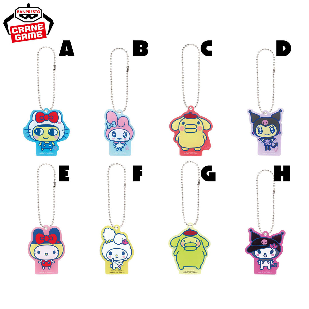 [NEW] Sanrio Characters × Tamagotchi Acrylic Keychain [SEP 2024] Banpresto Prize Japan [Made in Japan]