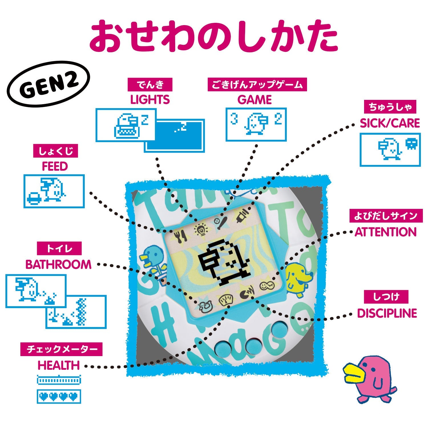 Original Tamagotchi Collaborated with Shohei Ochiai [2025] – JYW TMGC