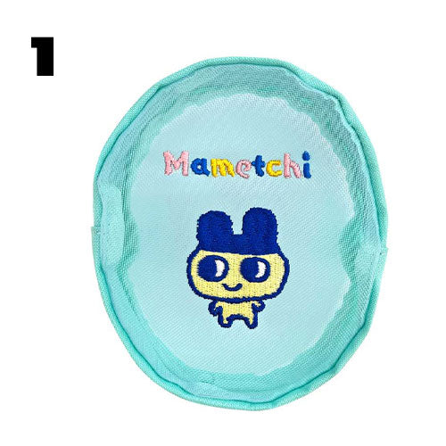[Un-Used] Tamagotchi Mesh Embroidered Pouch [JUL 2024] Banpresto Prize Japan [Made in China]