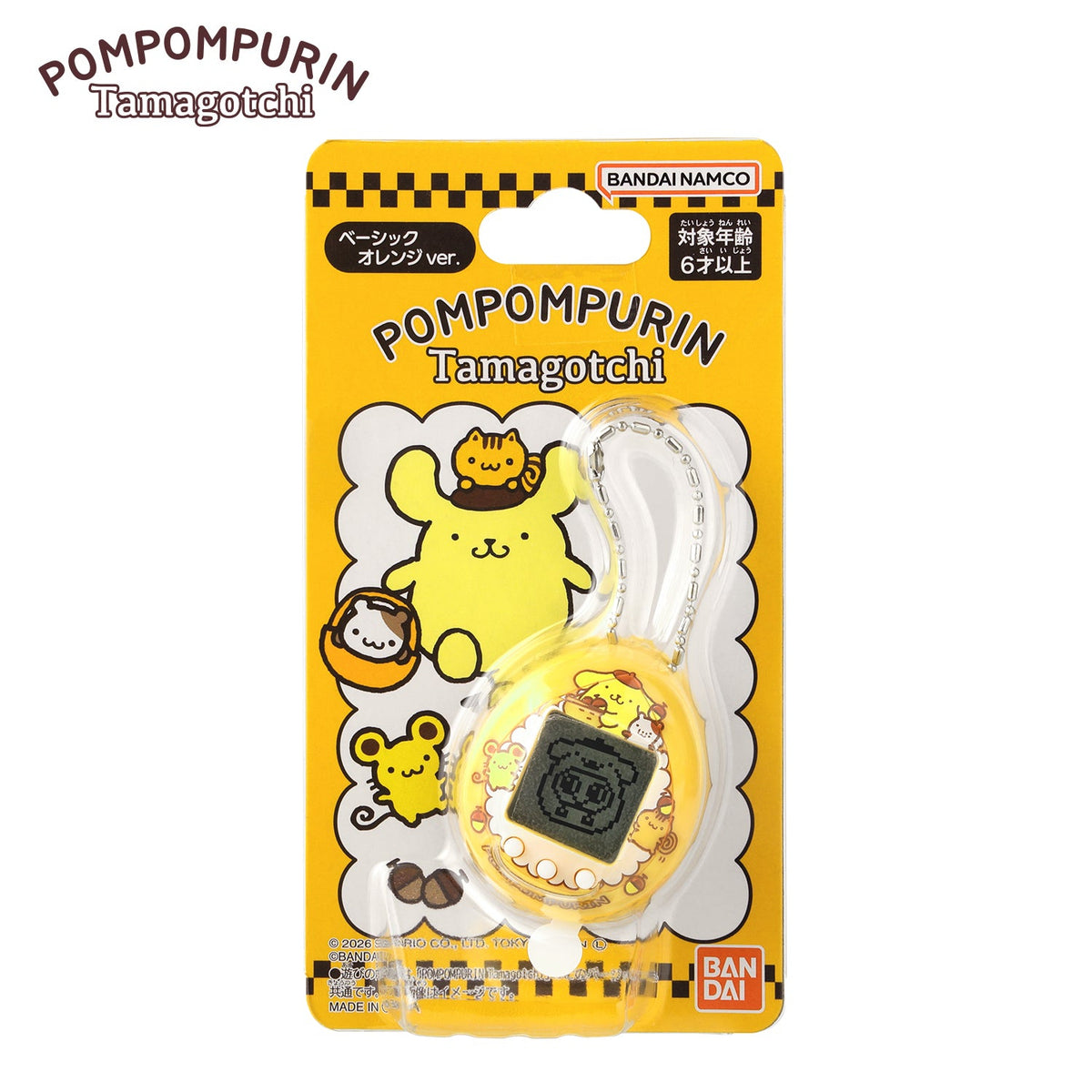 POMPOMPURIN Tamagotchi Nano [APR 2026]