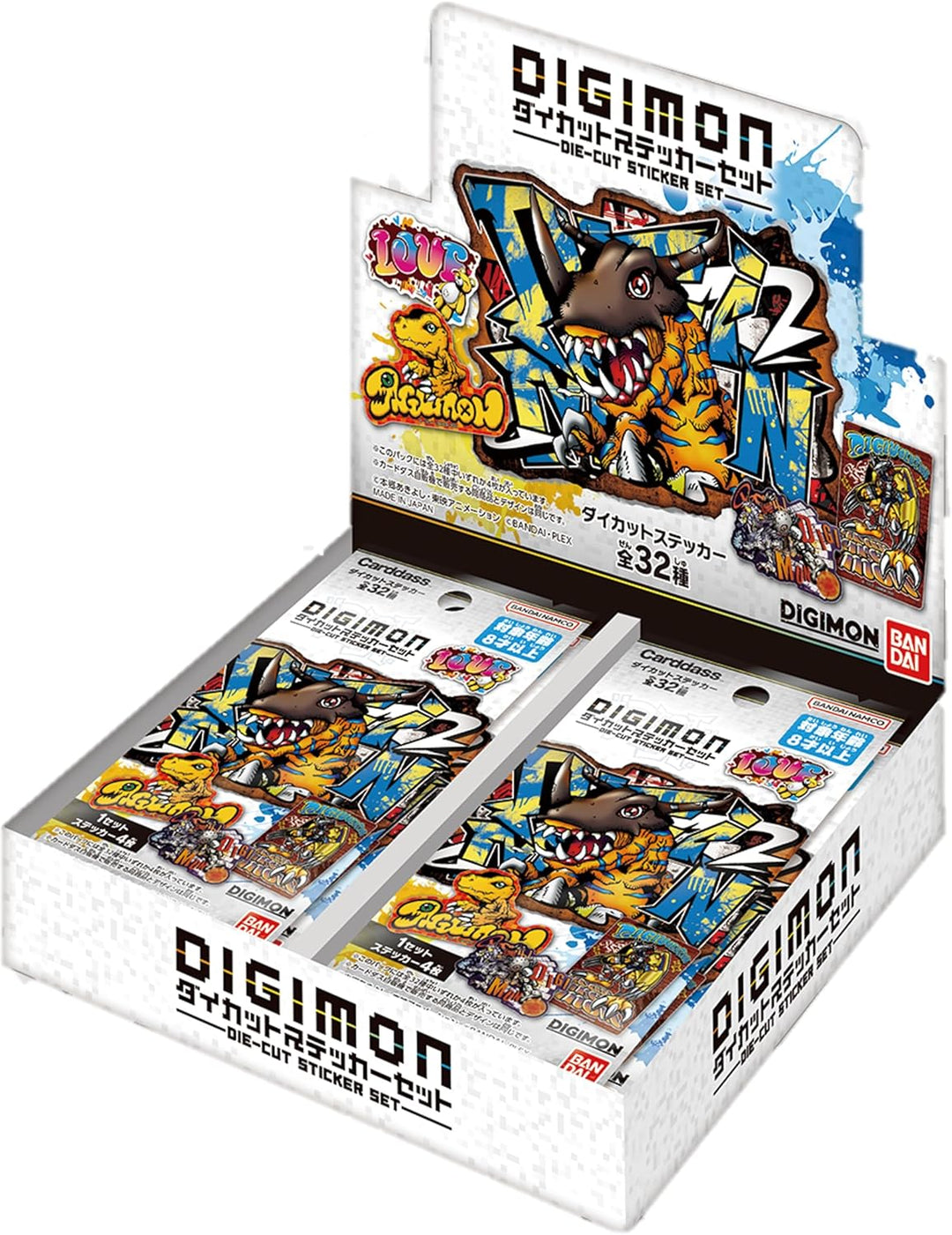 [NEW] Digimon Die-Cut Sticker Set 2026 Bandai Japan [Made in Japan]