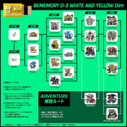 [NEW] BEMEMORY Digimon Adventure 02 D-3 WHITE AND YELLOW Dim & D-3 WHITE AND RED Dim [OCT 28 2023] Bandai Japan