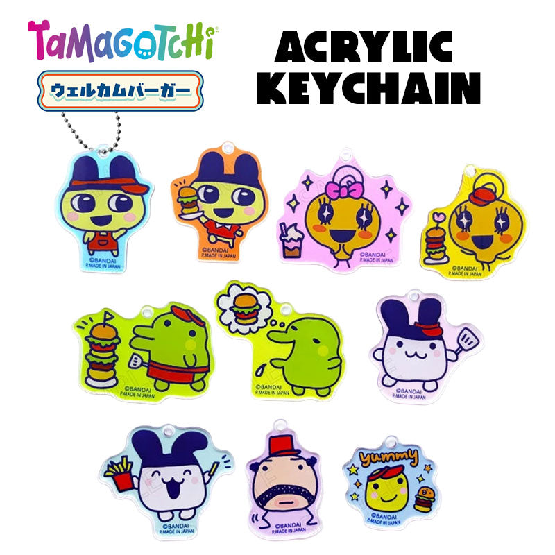 Tamagotchi - Welcome Burger - Acrylic Keychain [JUN 2026]