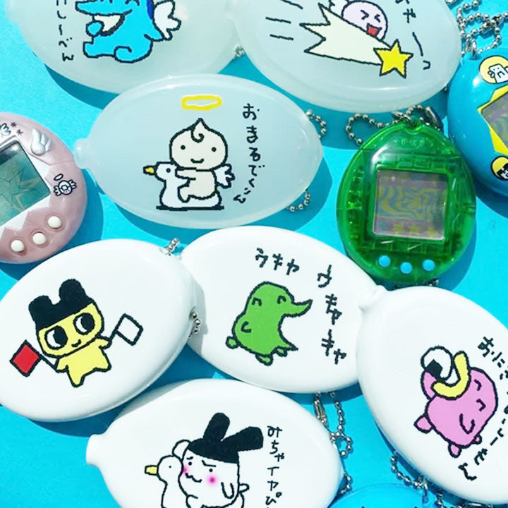 [Clearance]#[NEW] Tamagotchi Characters Designed Rubber Coin Case 2 WEGO Japan [SEP 2023]