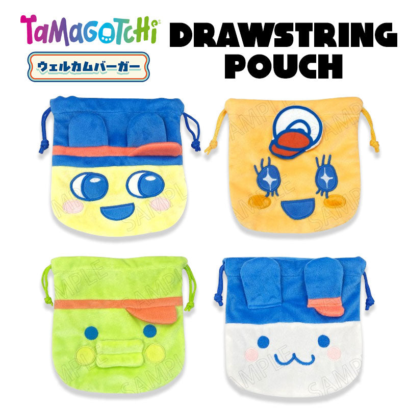 Tamagotchi - Welcome Burger - Face Drawstring Pouch [JUN 2026]