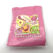 [NEW] Tamagotchi Pink Kinchaku Pouch w/Mini Brush and Mirror 2007