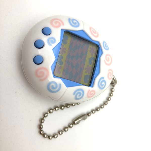[Gebraucht] Shodai Tamagotchi Transparent Swirl Keine Box 1996 Bandai Japan