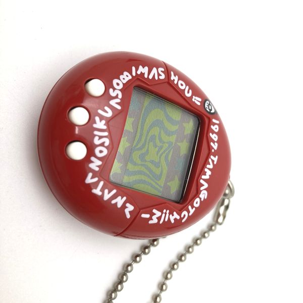 [Used] Shinshu Hakken Tamagotchi Red No Box Bandai Japan