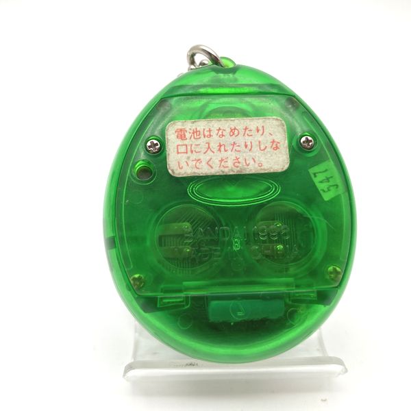[Used] Shinshu Hakken Tamagotchi Transparent Green No Box Bandai Japan