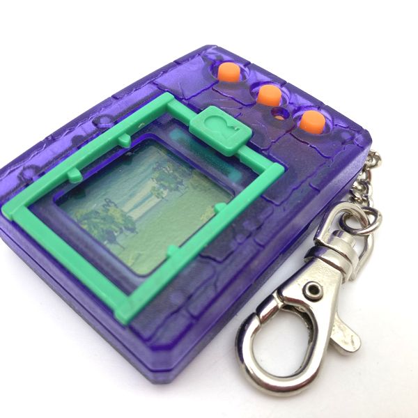 [Used] Digital Monster Ver. 3 Transparent Purple No Box Bandai Japan 1998 Digimon 1
