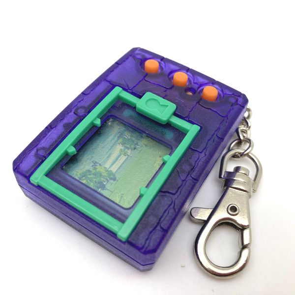 [Used] Digital Monster Ver. 3 Transparent Purple No Box Bandai Japan 1998 Digimon 2
